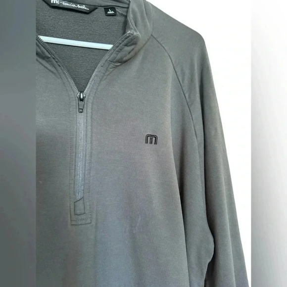 Travis Mathew Men's Networking Mood Indigo Quarter Zip Size L - Picture 8 of 14